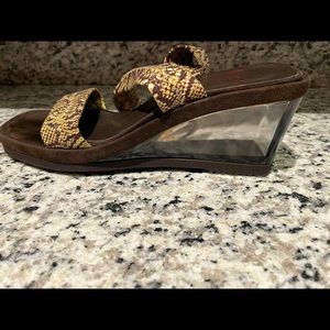 Donald J Pliner Ankle Strap Wedges